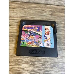 Sega Game Gear Sonic the Hedgehog 2 Video Game Cartridge 670-2533 Authentic